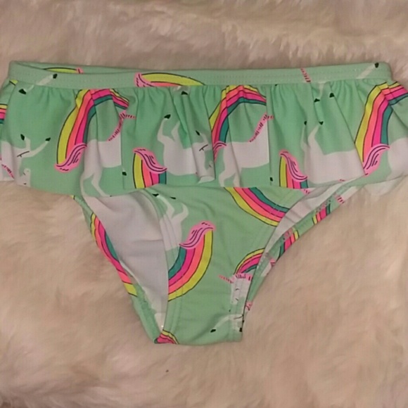 NWT Carter's 2 Piece Swim Suit Bikini 2t Unicorn & - Picture 6 of 8